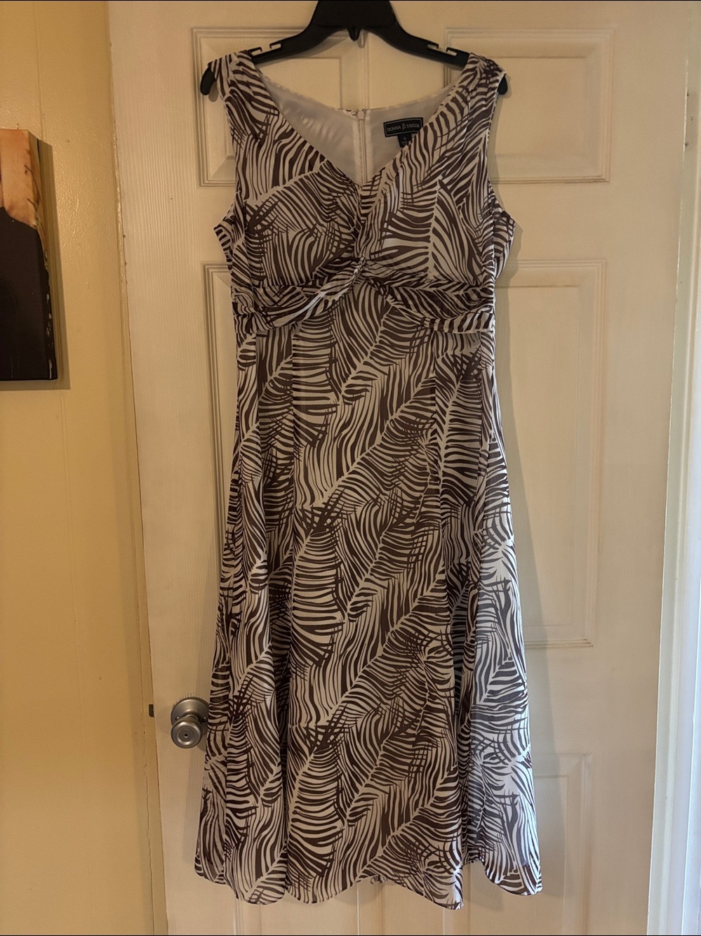 Stylish Zebra Print Maxi Dress